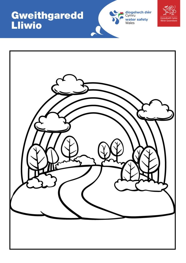 Progression Step 1 - Extension Activity - Colouring - Welsh_page1