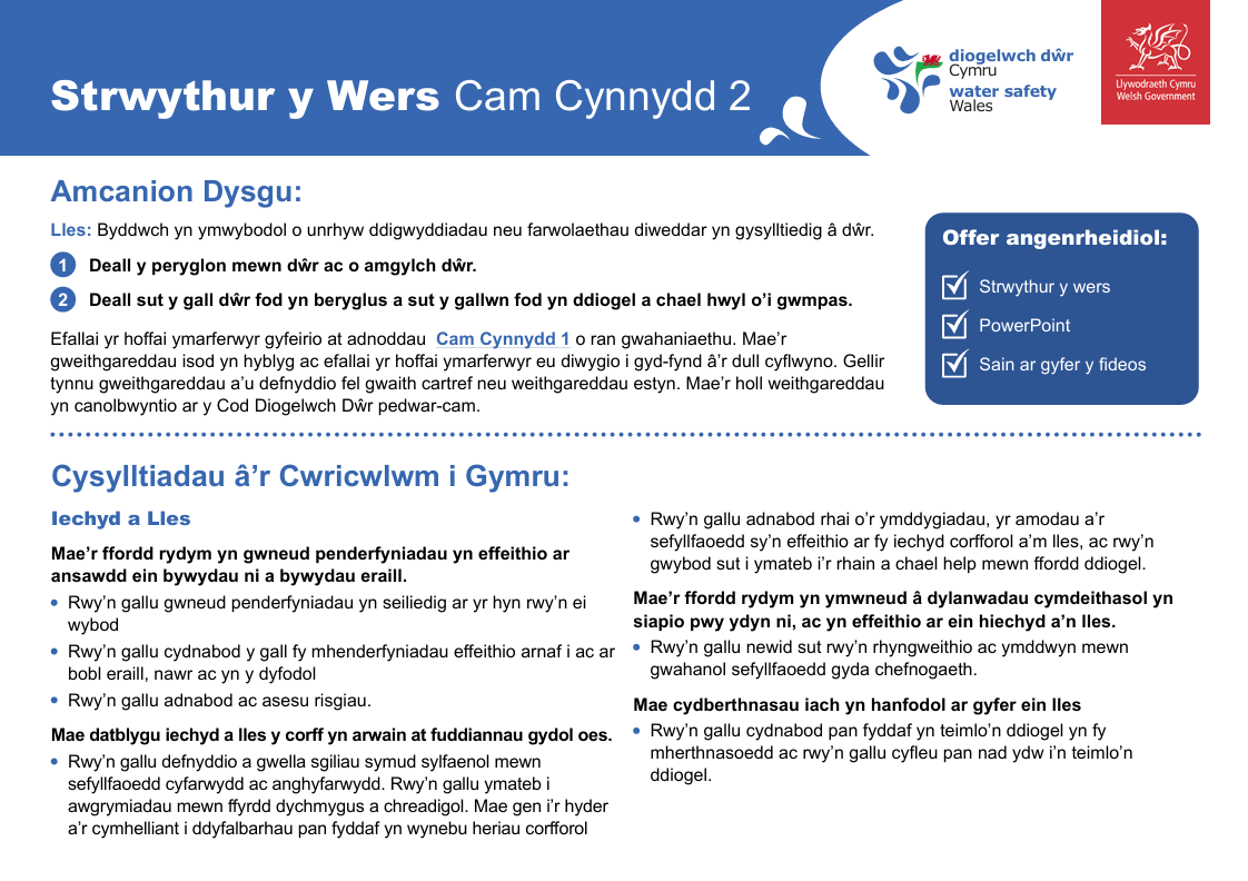 PS2 - Lesson Approach - Welsh